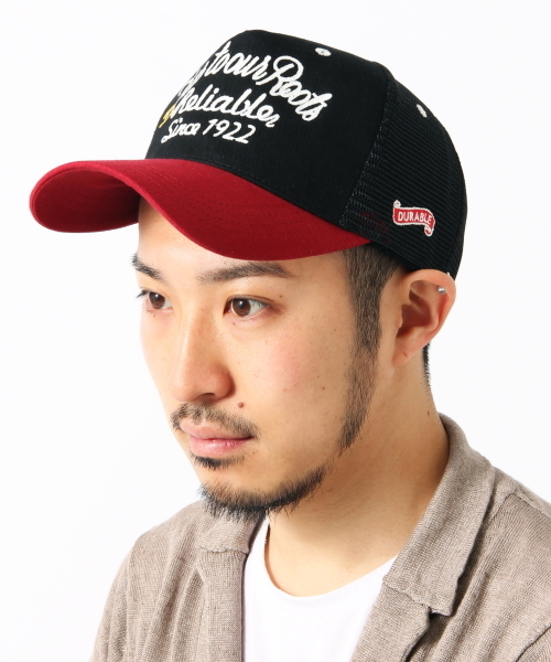 BEAMS（ビームス）の「○BEAMS / Dickies MESH CAP①（キャップ・メンズ・ホワイト/ブラック/レッド・ONE SIZE）」の3枚目の写真