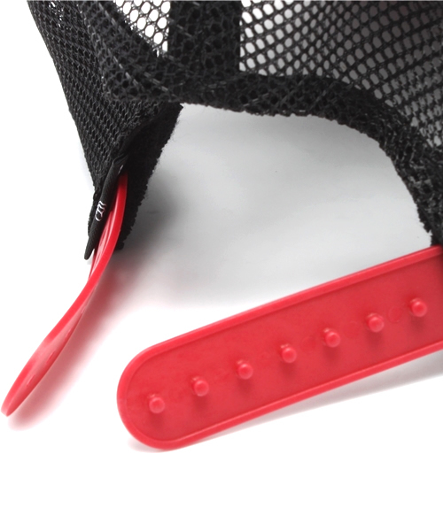 BEAMS（ビームス）の「○BEAMS / Dickies MESH CAP①（キャップ・メンズ・ホワイト/ブラック/レッド・ONE SIZE）」の5枚目の写真