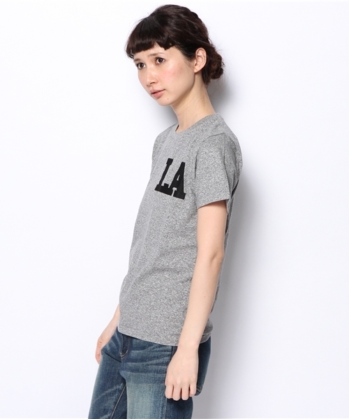 BEAMS BOY（ビームスボーイ）の「SCREEN STARS /  フェルト TEE（Tシャツ/カットソー・レディース・グレー/ブラック/ネイビー・ONE SIZE）」の9枚目の写真