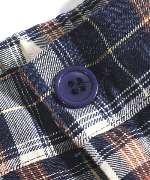 【セール】【neos -addictive design-】セミワイド テーパード チェック パンツ（その他パンツ）｜neos（ネオス）