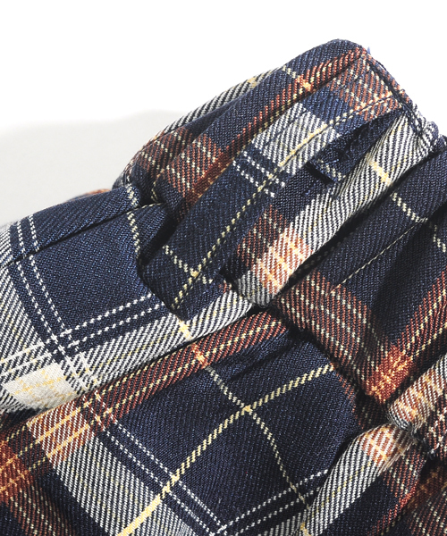 【セール】【neos -addictive design-】セミワイド テーパード チェック パンツ（その他パンツ）｜neos（ネオス）