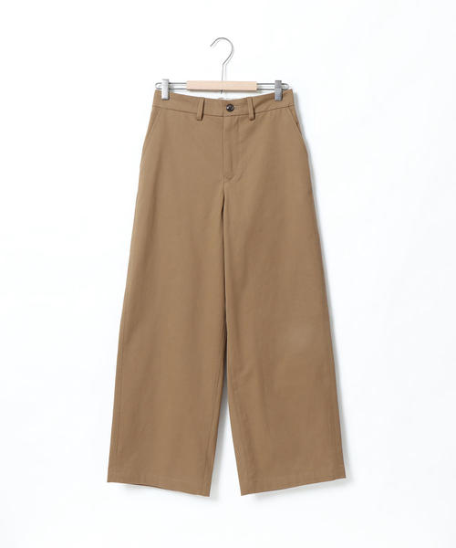 coen（コーエン）の「ベーシックチノストレッチワイドパンツ（その他パンツ・レディース・ベージュ/ネイビー/ダークグリーン・LARGE/MEDIUM/SMALL）」の16枚目の写真