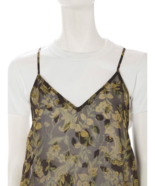 Ungrid（アングリッド）の「ジャカードフラワーキャミワンピース（ワンピース・レディース・パープル/ブラウン/ベージュ・FREE）」の12枚目の写真