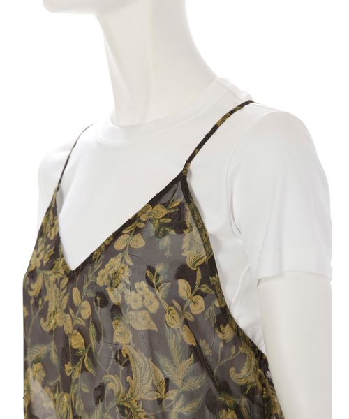 Ungrid（アングリッド）の「ジャカードフラワーキャミワンピース（ワンピース・レディース・パープル/ブラウン/ベージュ・FREE）」の14枚目の写真