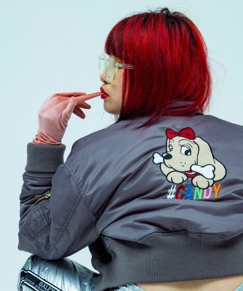 Maわんわん Ma 1フライトジャケット Ma 1 Galfy ガルフィー のファッション Galfy ガルフィー セール