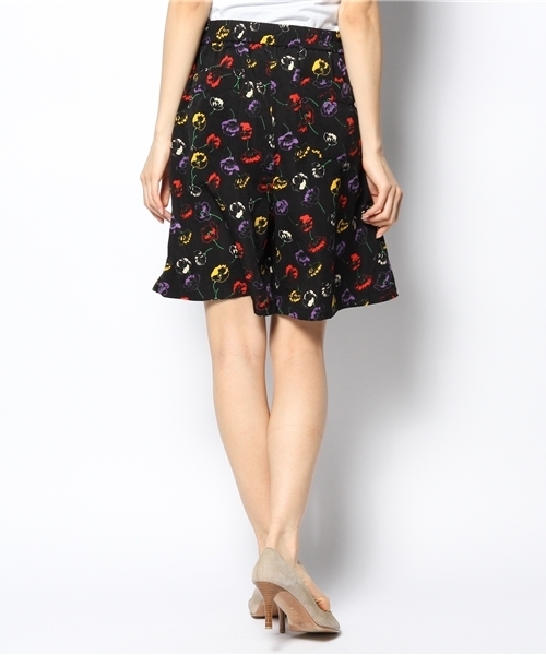 Kastane（カスタネ）の「【Kastane】花柄イージーキュロット（その他パンツ・レディース・ブラック/グリーン・FREE）」の6枚目の写真