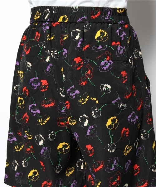 Kastane（カスタネ）の「【Kastane】花柄イージーキュロット（その他パンツ・レディース・ブラック/グリーン・FREE）」の4枚目の写真