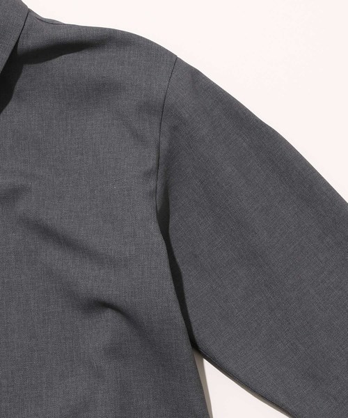 ADAM ET ROPE'（アダムエロペ）の「【MICRO OX】レギュラーカラーシャツ（シャツ/ブラウス・メンズ・チャコールグレー/ホワイト系その他6/ネイビー・L/M）」の6枚目の写真