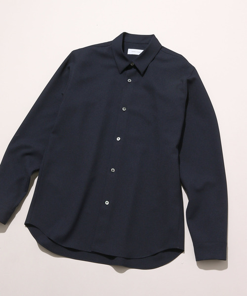 ADAM ET ROPE'（アダムエロペ）の「【MICRO OX】レギュラーカラーシャツ（シャツ/ブラウス・メンズ・チャコールグレー/ホワイト系その他6/ネイビー・L/M）」の17枚目の写真