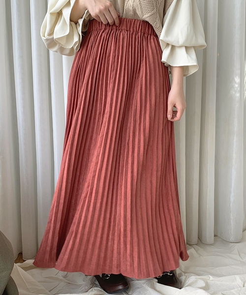 apres jour mignon（アプレジュールミニョン）の「ピーチクロスプリーツスカート【ZOZOTOWN限定アイテム】（スカート・レディース・ブラック/ベージュ/その他・フリー）」の20枚目の写真