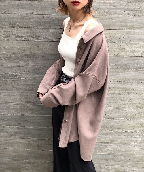 PAGEBOY（ページボーイ）の「ライスコールBIGシャツ（シャツ/ブラウス