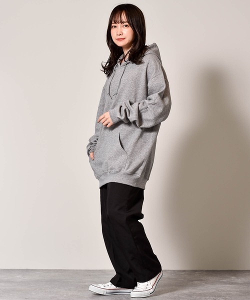 Starting Over（スターティングオーバー）の「JERZEES ジャージーズ 裏起毛 カラースウェットパーカー 無地（パーカー・メンズ・ホワイト/ブラック/ネイビー/杢グレー/パープル/サックスブルー/オリーブ/オレンジ/サンドベージュ・S/M/L/XL）」の18枚目の写真