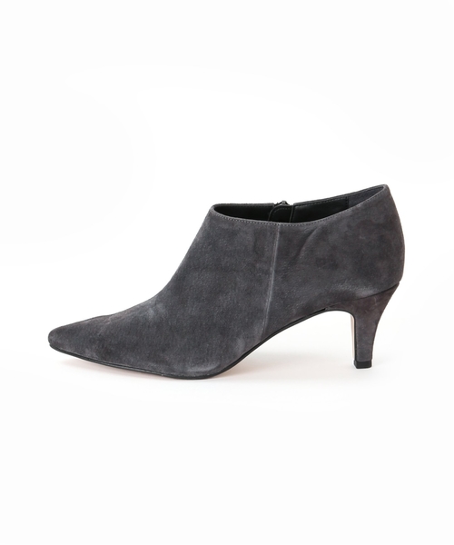 La TOTALITE（ラトータリテ）の「【C’ast vague/セベージュ】スエードブーティ（ブーツ・レディース・ブラック/グレー・36/37/38）」の4枚目の写真