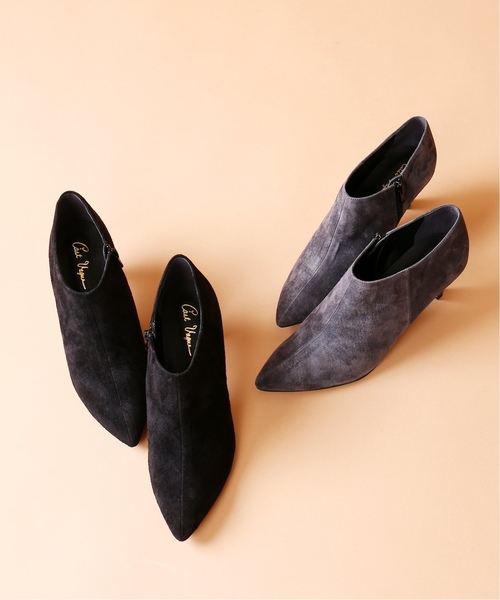 La TOTALITE（ラトータリテ）の「【C’ast vague/セベージュ】スエードブーティ（ブーツ・レディース・ブラック/グレー・36/37/38）」の17枚目の写真