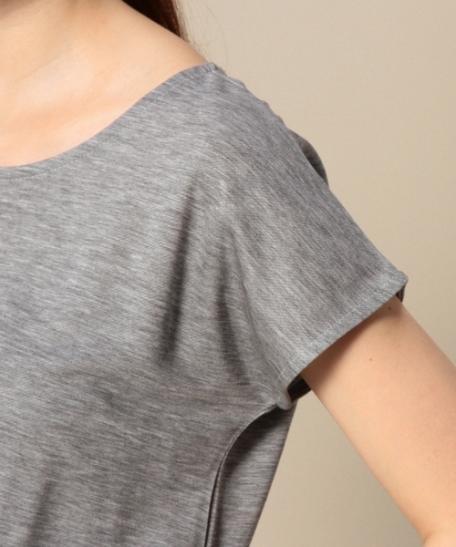 BEAUTY&YOUTH UNITED ARROWS（ビューティーアンドユースユナイテッドアローズ）の「BYSF リヨセルキュプラ フレアワンピース ◆（ワンピース・レディース・ライトグレー/ネイビー/ブラック・フリー）」の12枚目の写真