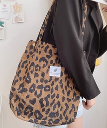 shopnikoniko | コーデュロイ キャンバス ロゴトートバッグ(トートバッグ)