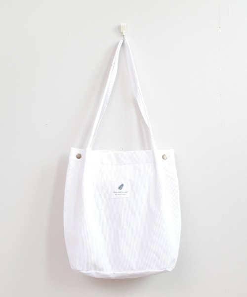 セール】トートバッグ A4 コーデュロイ キャンバス 推し活 ロゴ