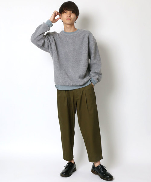 SITRY（シトリー）の「ワイドアンクル　シェフパンツ　カラーツイル（その他パンツ・メンズ・ブラック/ベージュ/カーキ・LL/M/L）」の4枚目の写真