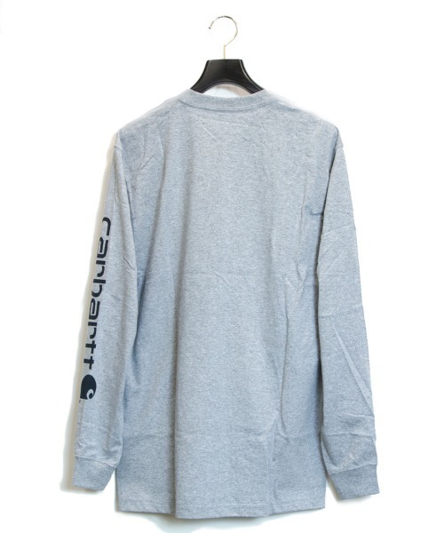Carhartt（カーハート）の「カーハート袖ロゴLSTEE（CRHTT-K231）（Tシャツ/カットソー・メンズ・ブラック/グレー・S/M/L）」の4枚目の写真