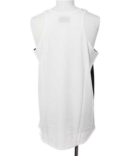 MIDWEST（ミッドウエスト）の「DIET BUTCHER SLIM SKIN×MIDWEST 別注バイカラータンクトップ（タンクトップ・メンズ・ホワイト/ブラック/ブルー・FREE）」の4枚目の写真