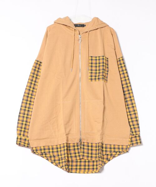 RINGS 切替 BIG フードジャケット（その他アウター）｜JUGLANS（ユグランス）