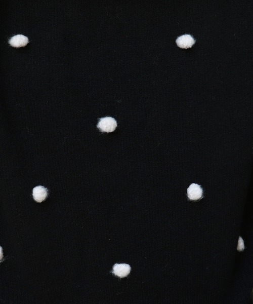 PairPair（ペアペア）の「ぽんぽん付きニット（ニット/セーター・レディース・ブラック/アイボリー/ピンクベージュ・FREE）」の22枚目の写真
