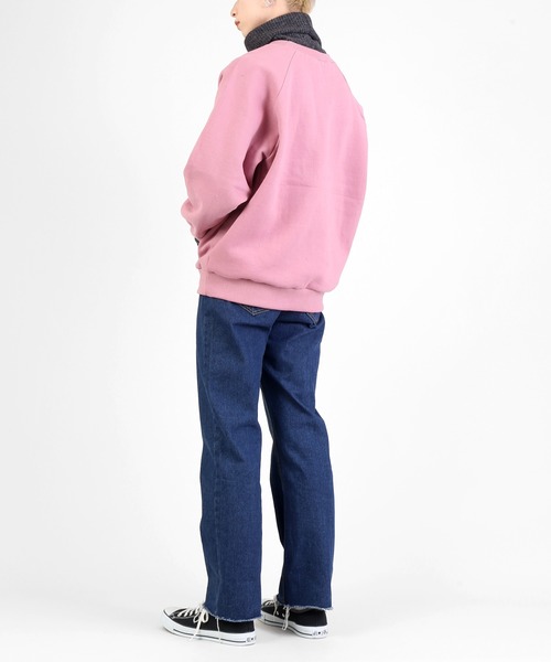 DING（ディング）の「DING/タートルネックoatmeal裏起毛スウェット（スウェット・レディース・ピンク/ベージュ・FREE）」の6枚目の写真