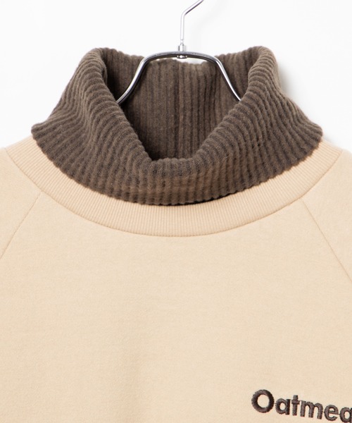 DING（ディング）の「DING/タートルネックoatmeal裏起毛スウェット（スウェット・レディース・ピンク/ベージュ・FREE）」の15枚目の写真