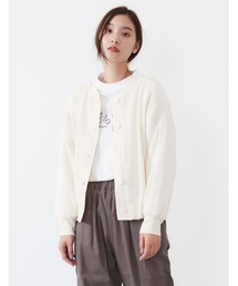 POU DOU DOU | ワッフルショートカーディガン(カーディガン/ボレロ)