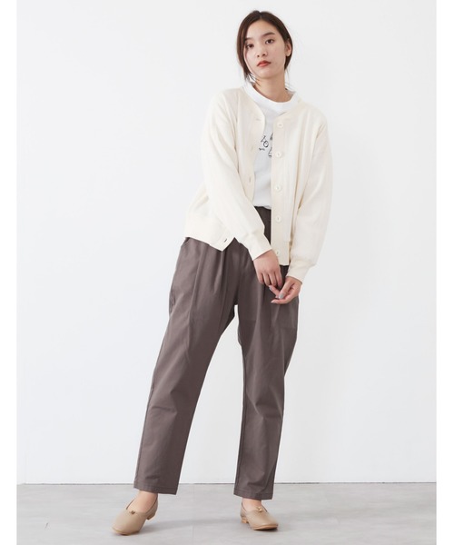 POU DOU DOU（プードゥドゥ）の「ワッフルショートカーディガン（カーディガン/ボレロ・レディース・ブラック/グレー/アイボリー・3）」の10枚目の写真