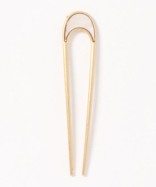 シェル お団子ヘアピン Select Goods トーンセレクトグッズ のファッション Select メタル メタル ヘアピン Resonance ヘアスティック ヘアピン Tone
