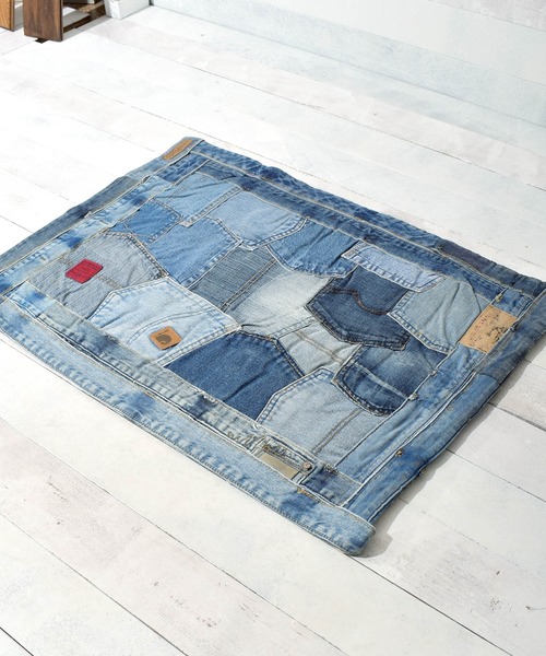 【セール】《JEANS BACK STYLE SP RUG（70×50）》（ラグ/マット）｜B.I.D.（ビーアイディー）