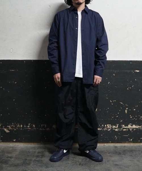 agnes b.（アニエスベー）の「【agnes b. pour ADAM ET ROPE'】CHEMISE ANDY（シャツ/ブラウス・メンズ・ネイビー/グレー/カーキ・M/L）」の16枚目の写真