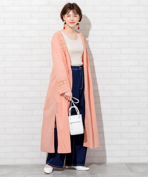 coen（コーエン）の「テレコノースリーブ（タンクトップ）（タンクトップ・レディース・ベージュ/モカ/ブラック・MEDIUM/LARGE）」の8枚目の写真