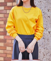 目黒蓮さん着用!【GILDAN】6.0オンス USA ウルトラコットンビッグシルエット 袖リブロングスリーブTシャツ 長袖Tシャツ 無地ロンT カットソー オーバーサイズ GL2400 MURS