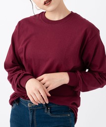 オーバーサイズ」に該当するトップス（レッド/赤色系）ファッション
