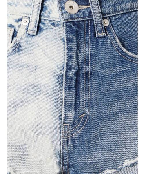 GYDA（ジェイダ）の「ケミカルJ/W デニムショーパン（デニムパンツ・レディース・ピンク/ブルー/グリーン・SMALL/MEDIUM/X-SMALL）」の12枚目の写真