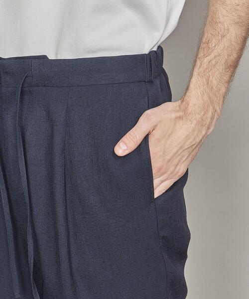 BEAUTY&YOUTH UNITED ARROWS（ビューティーアンドユースユナイテッドアローズ）の「BY リネンタッチ 1P ワイド テーパード イージーパンツ（その他パンツ・メンズ・ナチュラル/ダークブラウン/ネイビー/オリーブ・MEDIUM/LARGE/SMALL/X-LARGE）」の21枚目の写真