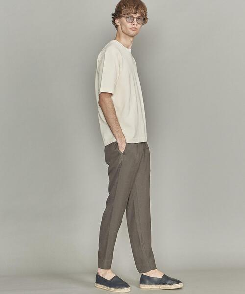 BEAUTY&YOUTH UNITED ARROWS（ビューティーアンドユースユナイテッドアローズ）の「BY リネンタッチ 1P ワイド テーパード イージーパンツ（その他パンツ・メンズ・ナチュラル/ダークブラウン/ネイビー/オリーブ・MEDIUM/LARGE/SMALL/X-LARGE）」の19枚目の写真