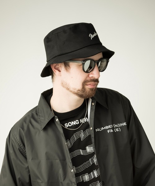 NUMBER(N)INEツバ付きハット NUMBER (N)INE（ナンバーナイン）の「BUCKET HAT number⑨/バケット