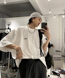 MASONPRINCE（メイソンプリンス）の「ビッグシルエットロゴプレートシンプルTシャツ DT2129 【MASONPRINCE】（Tシャツ/カットソー）」