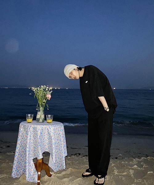 MASONPRINCE（メイソンプリンス）の「ビッグシルエットロゴプレートシンプルTシャツ DT2129 【MASONPRINCE】（Tシャツ/カットソー・メンズ・ブラック/ホワイト・L/M/S/XL）」の17枚目の写真