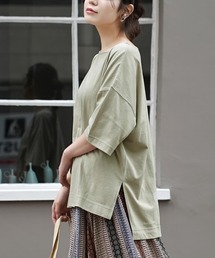 【余裕を生み出すサイドスリットT】 URBAN PLUS スリットTシャツ