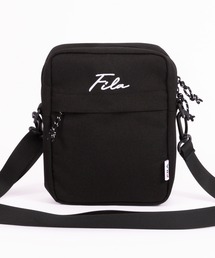 FILA（フィラ）の「FILA/フィラ ミニ ショルダーバッグ 筆記体 ブランド ロゴ 刺繍 コンパクト ポーチ 小物入れ（ショルダーバッグ）」