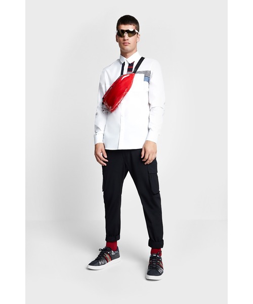 Desigual（デシグアル）の「シャツ長袖 LEON（シャツ/ブラウス・メンズ・ホワイト・3L/2L/L/M/S）」の9枚目の写真