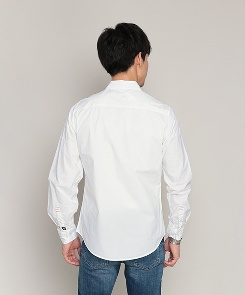 Desigual（デシグアル）の「シャツ長袖 LEON（シャツ/ブラウス・メンズ・ホワイト・3L/2L/L/M/S）」の2枚目の写真