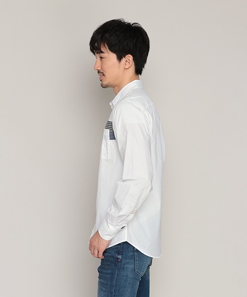 Desigual（デシグアル）の「シャツ長袖 LEON（シャツ/ブラウス・メンズ・ホワイト・3L/2L/L/M/S）」の3枚目の写真