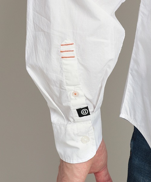 Desigual（デシグアル）の「シャツ長袖 LEON（シャツ/ブラウス・メンズ・ホワイト・3L/2L/L/M/S）」の7枚目の写真