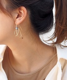 SALON | オリジナルエアーパール立体ピアス(ピアス（両耳用）)