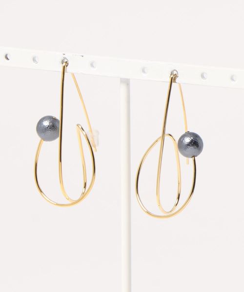 SALON（サロン）の「オリジナルエアーパール立体ピアス（ピアス（両耳用）・レディース・ゴールド・FREE）」の8枚目の写真